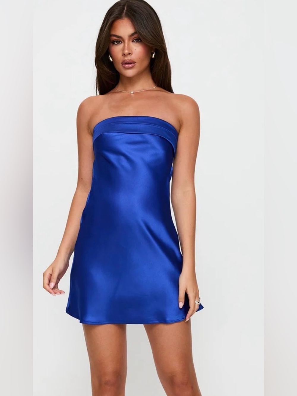 Princess Polly Phillipa Mini Dress Cobalt